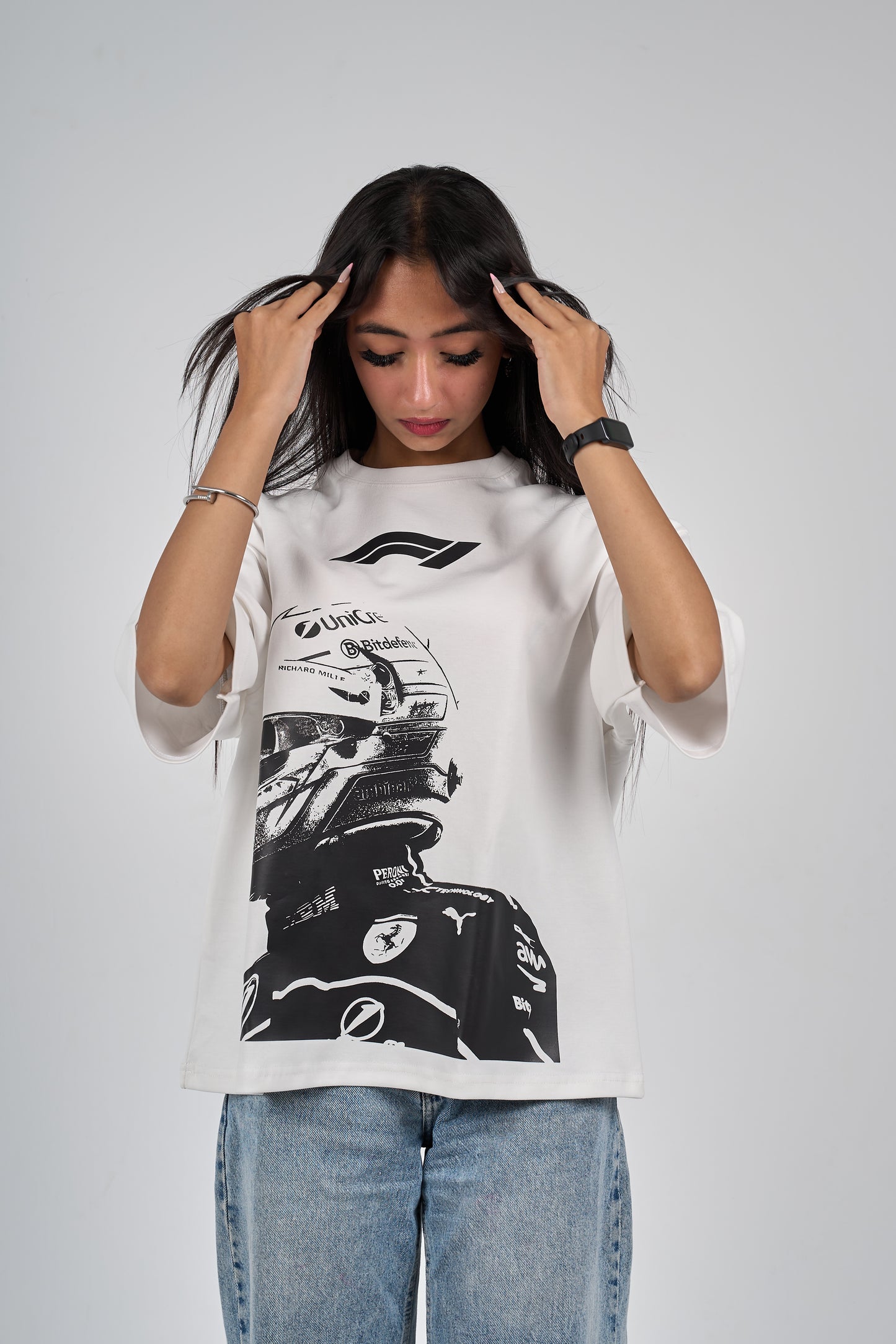 Champion 44 white boxy-t-shirt