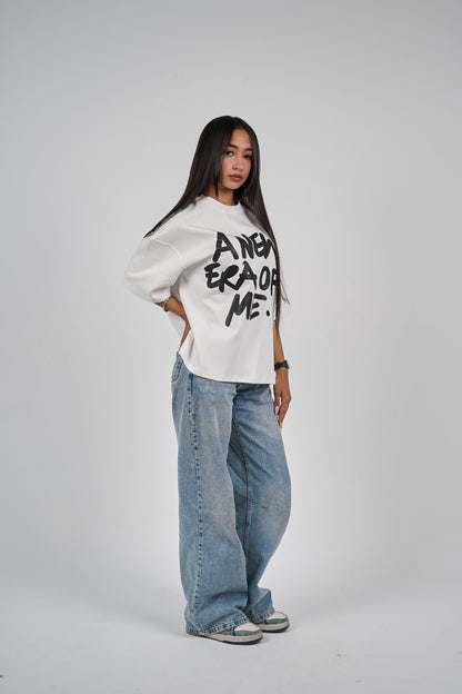 Era white boxy-t-shirt