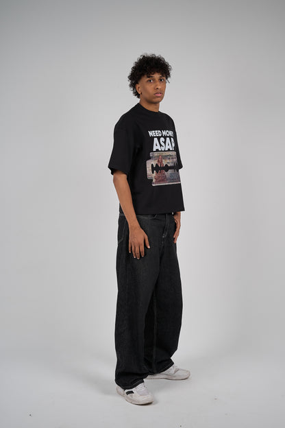 Need Money black 
boxy-t-shirt
