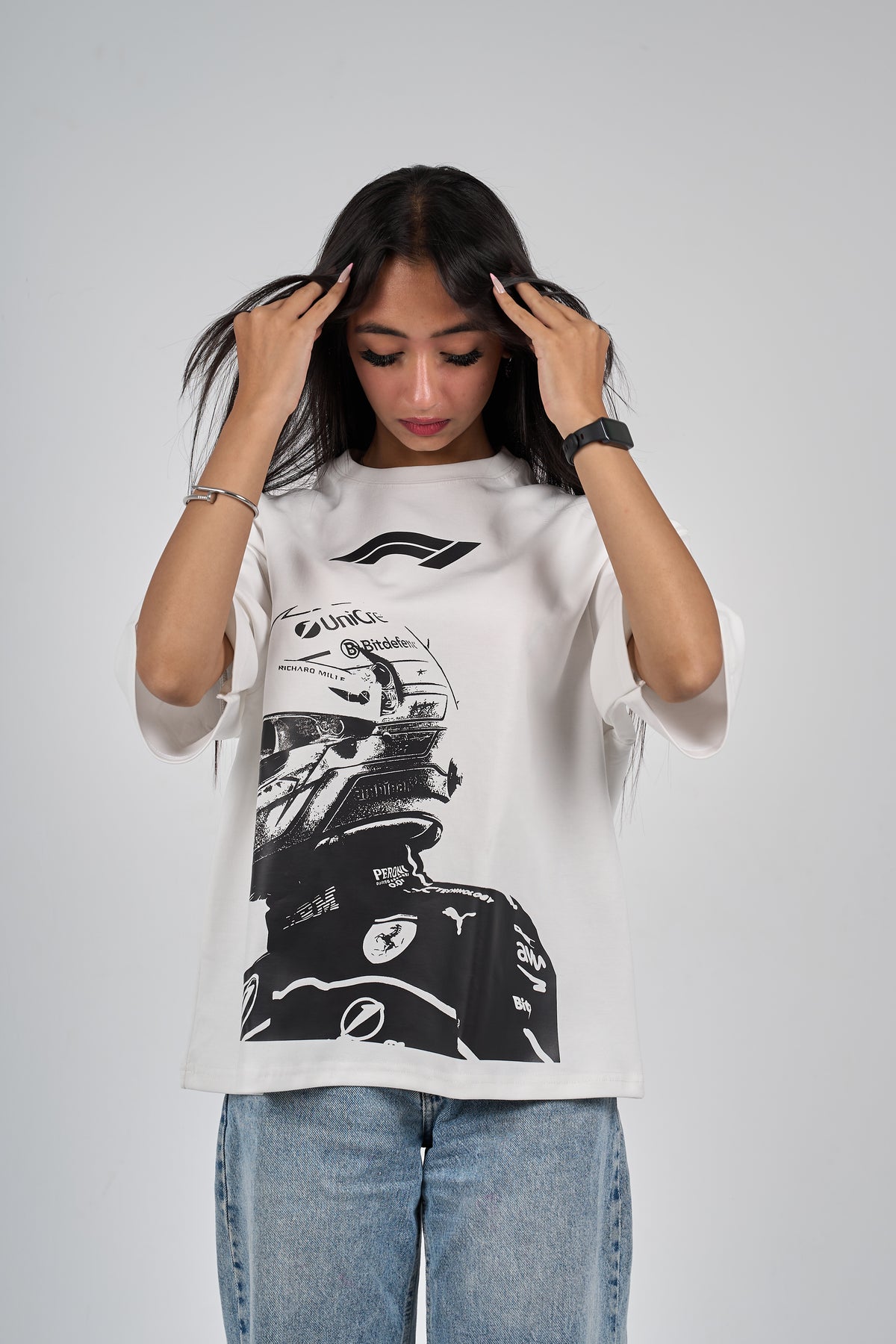 Champion 44 white boxy-t-shirt