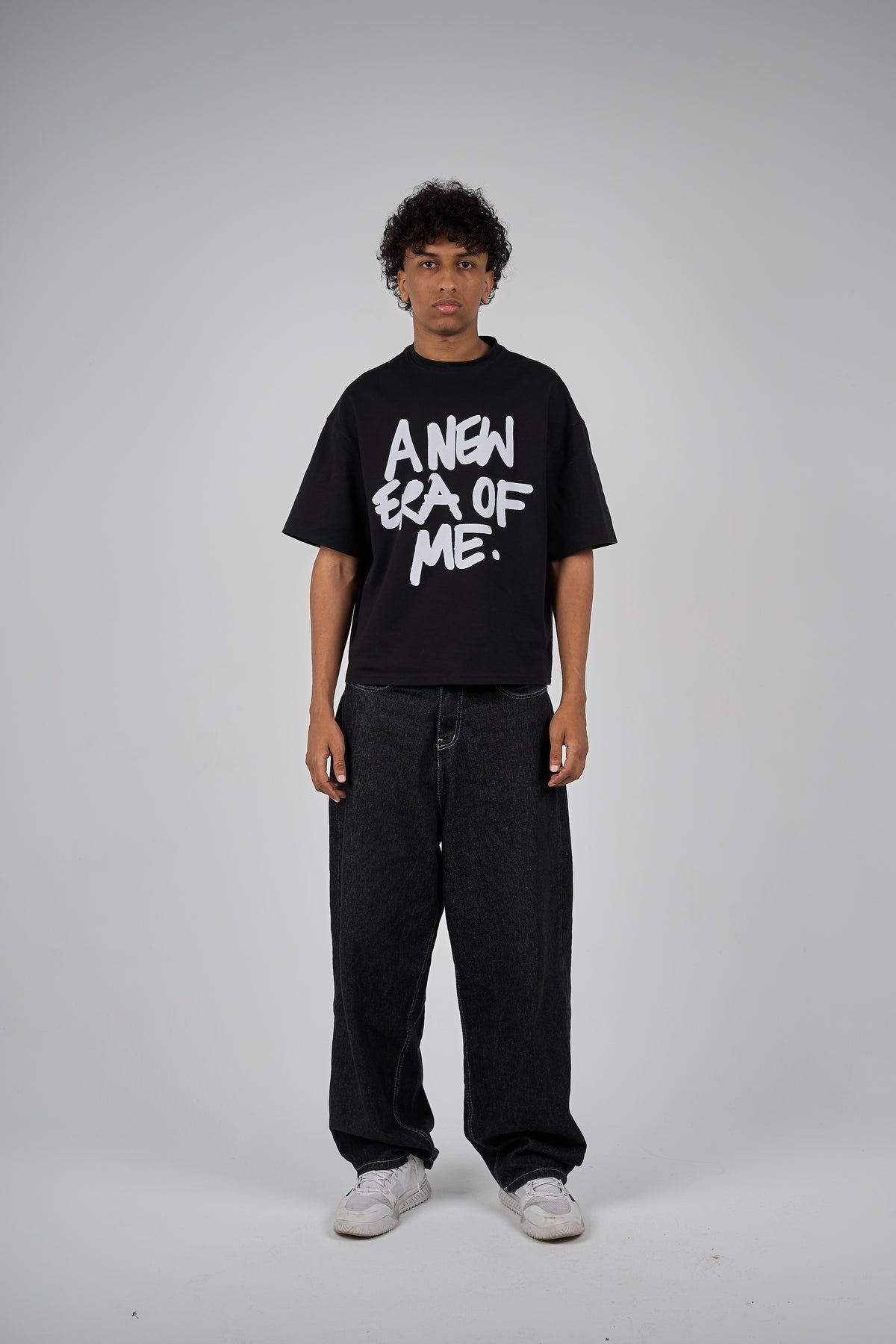 Era black boxy-t-shirt