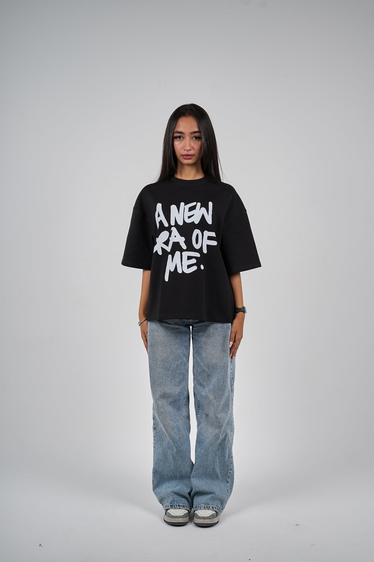 Era black boxy-t-shirt