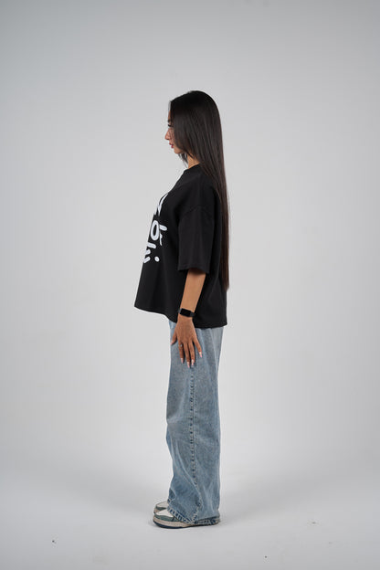 Era black boxy-t-shirt